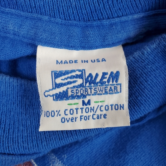 VTG 1994 Buffalo Bill's Stampede NFL Football T Shirt M Mens Single Stitch Salem - Picture 11 of 12